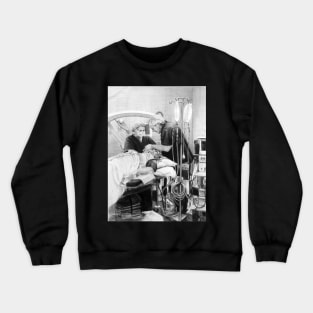 Intubation - Drawing by Avril Thomas - Adelaide / South Australia Artist Crewneck Sweatshirt